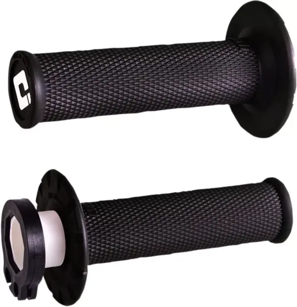 Manetki kierownicy odi v2 mx lock on z adapterami gladkie czarne 1