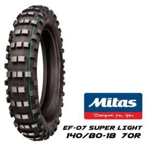 Neumatico trasero mitas ef 07 140 80 18 70r fim superlight linea verde 1 n